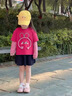 歐姆熊女童卡通T恤春秋季2026年圓領(lǐng)寶寶韓版長(cháng)袖洋氣小女孩秋裝假兩件t 玫粉色 110 110cm 曬單實(shí)拍圖