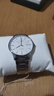 天王（TIAN WANG）男手表時(shí)尚石英表鋼帶防水國表帶日歷情侶腕表情人節禮物 銀色男表31193 曬單實(shí)拍圖