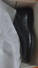 卡帝樂(lè )鱷魚(yú)（CARTELO）軟牛皮男士皮鞋商務(wù)正裝鞋男內增高男鞋加絨皮鞋男9585 黑色 42 曬單實(shí)拍圖