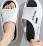 回力居家男士拖鞋室外穿四季防滑臭沙灘涼拖鞋HL02331白黑色42-43碼 曬單實(shí)拍圖