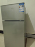 HYUNDAI（韓國現代）小冰箱迷你小型家用冷藏冷凍宿舍出租房辦公室雙開(kāi)門(mén)二門(mén)電冰箱節能省電 80L銀【租房神器+高性?xún)r(jià)比】 曬單實(shí)拍圖