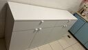 宜家（IKEA）VIHALS維哈斯餐邊柜簡(jiǎn)約現代儲物柜子收納柜北歐風(fēng)客廳用 白色 曬單實(shí)拍圖
