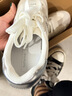 熱風(fēng)（Hotwind）女鞋軟底百搭德訓鞋春秋新款輕便透氣通勤小白鞋休閑運動(dòng)鞋 70白銀 38 240mm 曬單實(shí)拍圖