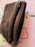 袋鼠（KANGAROO）手工真皮小零錢(qián)包名片卡包頭層牛皮簡(jiǎn)約拉鏈駕駛證包公交卡鑰匙包 深棕色 曬單實(shí)拍圖