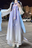 漢服套裝少女款唐制齊胸襦裙刺繡日常春夏款仙飄逸漢唐中國風(fēng)古裝 萸紫【里衣+裙子+披帛】 L （125-135斤） 曬單實(shí)拍圖
