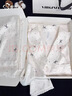 都市麗人春夏新品甜美冰絲睡衣女秋季長(cháng)袖開(kāi)衫蕾絲蝴蝶結少女家居服送女友 曬單實(shí)拍圖