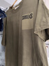 羅蒙（ROMON）高端索羅納冰絲短袖t恤男2026夏季新款Polo衫男潮牌休閑衣服男 239深卡其T恤 XL  適合140-160斤 曬單實(shí)拍圖