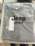 JEEP SPIRIT【二件裝】吉普短袖t恤男士寬松夏季半袖衣服純棉圓領(lǐng)體恤打底衫 DX卡其+鐵灰（短袖） 5XL （建議180-200斤） 曬單實(shí)拍圖