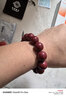 石玥珠寶高含量紫金朱砂手串本命年護身符轉運珠手鏈男女士款禮物14mm 曬單實(shí)拍圖