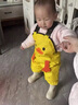 漁多多兒童趕海連體褲玩水褲雨靴一體幼兒園親子戶(hù)外涉水服連體下水褲 黃色加油鴨 25 【鞋內長(cháng)16.5cm】身高80-100cm 曬單實(shí)拍圖