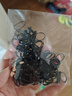 橡皮筋加厚加粗黑色女扎頭皮筋頭發(fā)圈高彈力一次性皮筋彈力小皮筋 1包-200個(gè) 曬單實(shí)拍圖