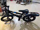 津馳遠兒童自行車(chē)6-12-15歲學(xué)生中大童車(chē)18寸20寸碟剎減震單車(chē)變速男孩 車(chē)筐款丨黑藍色+變速+雙碟剎+一體輪 18寸【身高115-140cm】約6-10歲 曬單實(shí)拍圖