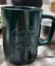 星巴克（Starbucks）墨水咖啡杯灰綠色馬克杯473ml辦公室咖啡水杯男女生女神節禮物 曬單實(shí)拍圖