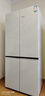 西門(mén)子（SIEMENS）新品502/503升大容量無(wú)界PLUS超薄平嵌十字對開(kāi)門(mén)四門(mén)家用電冰箱 風(fēng)冷無(wú)霜鋼化玻璃面板 【503L】十字玻璃門(mén)白色KC88EA420C 曬單實(shí)拍圖