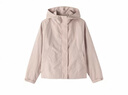 MUJI女式 不易沾水 防紫外線(xiàn) 便攜風(fēng)帽夾克 外套 煙熏粉色 M 曬單實(shí)拍圖