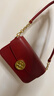 南風(fēng)chio2nd故宮文化系列圓影小方包包女包紅色單肩腋下包斜挎包送禮 圖片色 曬單實(shí)拍圖