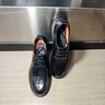 夢(mèng)特嬌高端商務(wù)男鞋 2026春季新款手抓紋頭層牛皮休閑皮鞋 通勤正裝鞋 咖啡色 41 曬單實(shí)拍圖