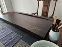 森煜 整塊烏檀木實(shí)木茶盤(pán)功夫茶具 家用茶臺排水式簡(jiǎn)約原木茶托盤(pán) 觀(guān)山90*45*4.5 曬單實(shí)拍圖