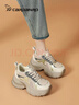 卡丹路女鞋春夏秋季新款8公分內增高厚底老爹鞋女式休閑單鞋子女鞋百搭 曬單實(shí)拍圖