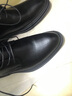 卡帝樂(lè )鱷魚(yú)男鞋商務(wù)正裝皮鞋男士真皮休閑軟底軟面系帶加絨內增高結婚鞋 XQLQHH3668黑色6厘米增高款 43 曬單實(shí)拍圖