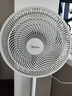 美的（Midea）電風(fēng)扇 家用七葉立式落地扇宿舍臥室輕音節能搖頭桌面小風(fēng)扇大風(fēng)力空氣循環(huán)風(fēng)扇 SAF30AC  曬單實(shí)拍圖