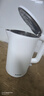 蘇泊爾（SUPOR）電水壺電熱壺燒水壺開(kāi)水壺1.5L雙層防燙304不銹鋼無(wú)縫內膽 1.5L 白色SW-15T715 曬單實(shí)拍圖