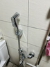 九牧（JOMOO） 增壓馬桶噴槍套裝一進(jìn)二出角閥水龍頭高壓沖洗婦洗器加壓噴頭 手持噴槍+1.5米軟管+墻座 曬單實(shí)拍圖