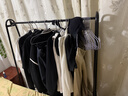 童喃衣架落地立式衣帽架掛衣架臥室晾衣架掛衣服置物架多功能移動(dòng)衣架 【店鋪熱銷(xiāo)】單層黑曜石120CM 曬單實(shí)拍圖