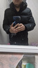 鴨鴨（YAYA）羽絨服男短款可拆連帽厚款保暖中青年冬季商務(wù)休閑外套02F黑色180 曬單實(shí)拍圖