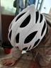MOON騎行頭盔自車(chē)行頭盔山地公路車(chē)男女安全帽騎行裝備防蟲(chóng)網(wǎng)冰川白L 曬單實(shí)拍圖