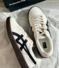 Onitsuka Tiger鬼塚虎板鞋情侶款低幫耐磨休閑鞋男ADVANTI 米色 40.5 曬單實(shí)拍圖