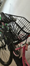 山地自行車(chē)車(chē)筐后車(chē)筐后座置物筐籃子后貨架放書(shū)包大號大容量車(chē)簍 后車(chē)筐【送反光片+綁帶】+后貨架 曬單實(shí)拍圖