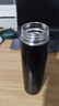 炊大皇保溫杯 316L醫用級不銹鋼茶水分離商務(wù)便攜智能保溫杯 黑色 490ml 曬單實(shí)拍圖