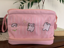 名創(chuàng  )優(yōu)品（MINISO）線(xiàn)條小狗系列雙層化妝包粉色 春暖花開(kāi) 曬單實(shí)拍圖