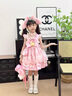 G.duck小黃鴨童裝洛麗塔公主裙女童連衣裙夏季生日禮服吊帶裙兒童蓬蓬裙 美樂(lè )蒂吊帶裙+裙撐 100 建議2~3歲（ 90-100cm） 曬單實(shí)拍圖