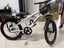 永久（FOREVER） 兒童自行車(chē)6-10歲自行車(chē)兒童單車(chē)兒童自行車(chē)小孩自行車(chē)兒童山地 車(chē)筐版|標配時(shí)尚白|單速+輻條輪 20寸【適用身高135-155cm】 曬單實(shí)拍圖