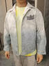 NASALIKE美式扎染長(cháng)袖襯衫男春秋季漸變翻領(lǐng)夾克外套男學(xué)院風(fēng)高街牛仔襯衣 灰色 XL  (170-178cm 130-155斤) 曬單實(shí)拍圖