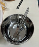 京東京造 泡面碗 上班族304不銹鋼飯盒小學(xué)生雙層防燙1.3L白色 配筷勺 曬單實(shí)拍圖