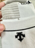 迪桑特（DESCENTE）DESCENTEGOLF 迪桑特高爾夫 男士PRO系列襪子早春新品 WT-白色 均碼 曬單實(shí)拍圖