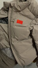 李寧短羽絨服男2025冬季榮耀系列國旗款鴨絨保暖立領(lǐng)外套AYMV661  曬單實(shí)拍圖
