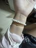 金至福蹦迪珠黃金轉運珠手繩足金紅繩手串情侶款男生情人節生日禮物女生 紅繩款 約0.4克（多退少補） 曬單實(shí)拍圖