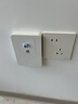 公牛（BULL）G57米絨白超薄蝶翼大師帶開(kāi)關(guān)插座面板全屋套裝修斜五孔官方旗艦 網(wǎng)絡(luò )（六類(lèi)）插座 曬單實(shí)拍圖