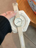 歌莉侑（GCCLIYO）手表女學(xué)生簡(jiǎn)約青少年帶日歷初高中生女新款帆布帶石英腕表禮物 杏仁油白【奶杏盒子】 曬單實(shí)拍圖