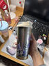 大卡純鈦保溫杯男女便攜咖啡杯學(xué)生雙飲杯子送男友女友生日禮物 鈦本風(fēng)信紫【內外純鈦】520ml 曬單實(shí)拍圖