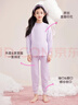 笛莎（DEESHA）兒童保暖內衣套裝瑣溫半高領(lǐng)純棉中大童加厚女童三層夾棉空氣層 曬單實(shí)拍圖