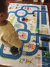 美若晨曦兒童飛行棋地毯超大號玩具區茶幾墊幼兒園桌游毯子城市交通游戲毯 去哪玩游戲比利時(shí)絨地毯 140*200cm【嬰兒可用】 曬單實(shí)拍圖