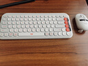 羅技（Logitech）POP ICON KEYS無(wú)線(xiàn)藍牙鍵盤(pán) AI輕音薄膜電腦辦公鍵盤(pán)鼠標套裝mac ipad鍵鼠套裝泡泡鍵盤(pán)自定義85鍵 POP ICON COMBO 白色 曬單實(shí)拍圖