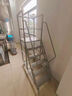 競遠倉庫登高梯裝卸車(chē)移動(dòng)平臺梯樓超市理貨貨架梯子登高梯 藍色7步離地1.8米七步梯 曬單實(shí)拍圖