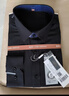 羅蒙長(cháng)袖襯衫男士純色商務(wù)休閑職業(yè)正裝工裝外套白襯衣男裝 黑色 41  曬單實(shí)拍圖