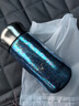虎牌（TIGER）香港直郵純鈦保溫杯雙層鈦杯高顏值迷你小巧便攜口袋杯辦公泡茶杯 冰川藍【純鈦+茶隔】230ml 曬單實(shí)拍圖